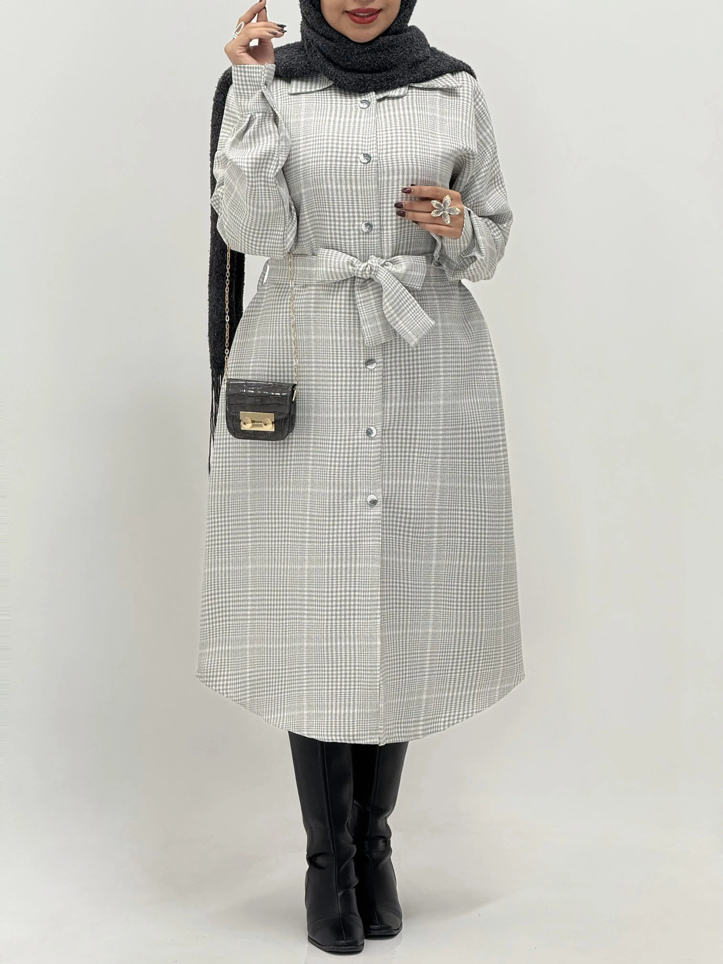 3564-مانتو پاییزه شایلین